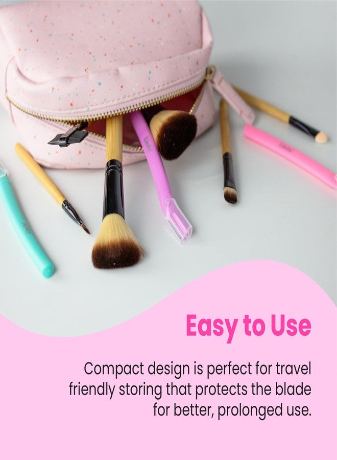 Lindo Brow Razor - Eyebrow Razor & Dermaplaning Tool, Multipurpose, Exfoliation, Face and Peach Fuzz facial Hair Removal dermaplane (6pcs) - Image 2